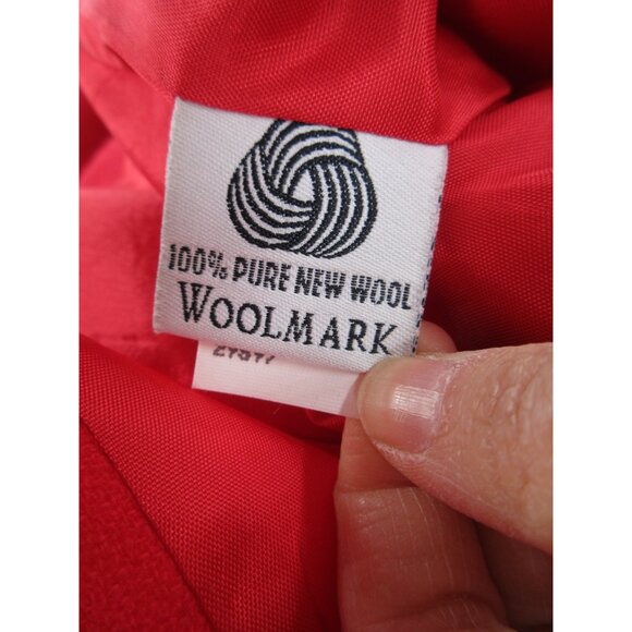 VINTAGE Pendleton Blazer 12 Virgin Wool Jacket Coat Holiday USA Made - Picture 9 of 10